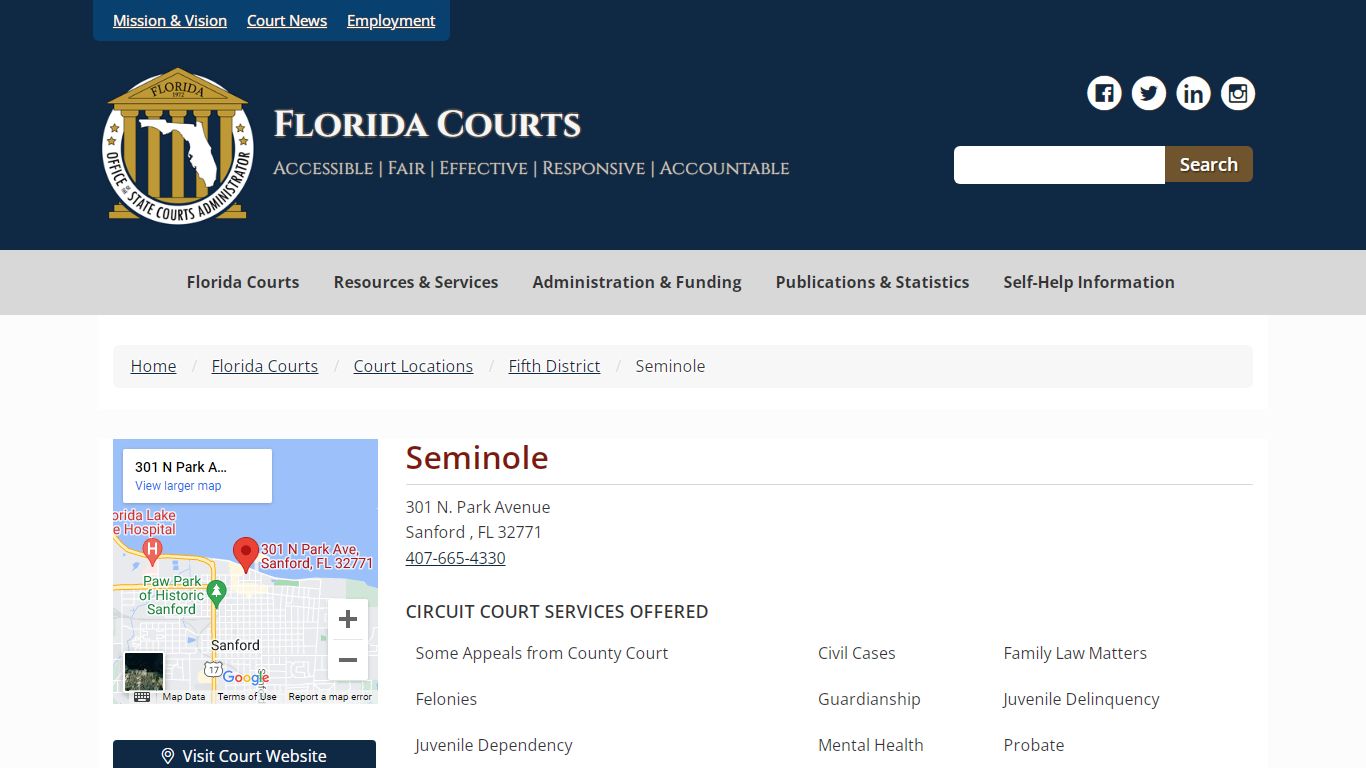 Seminole - Florida Courts